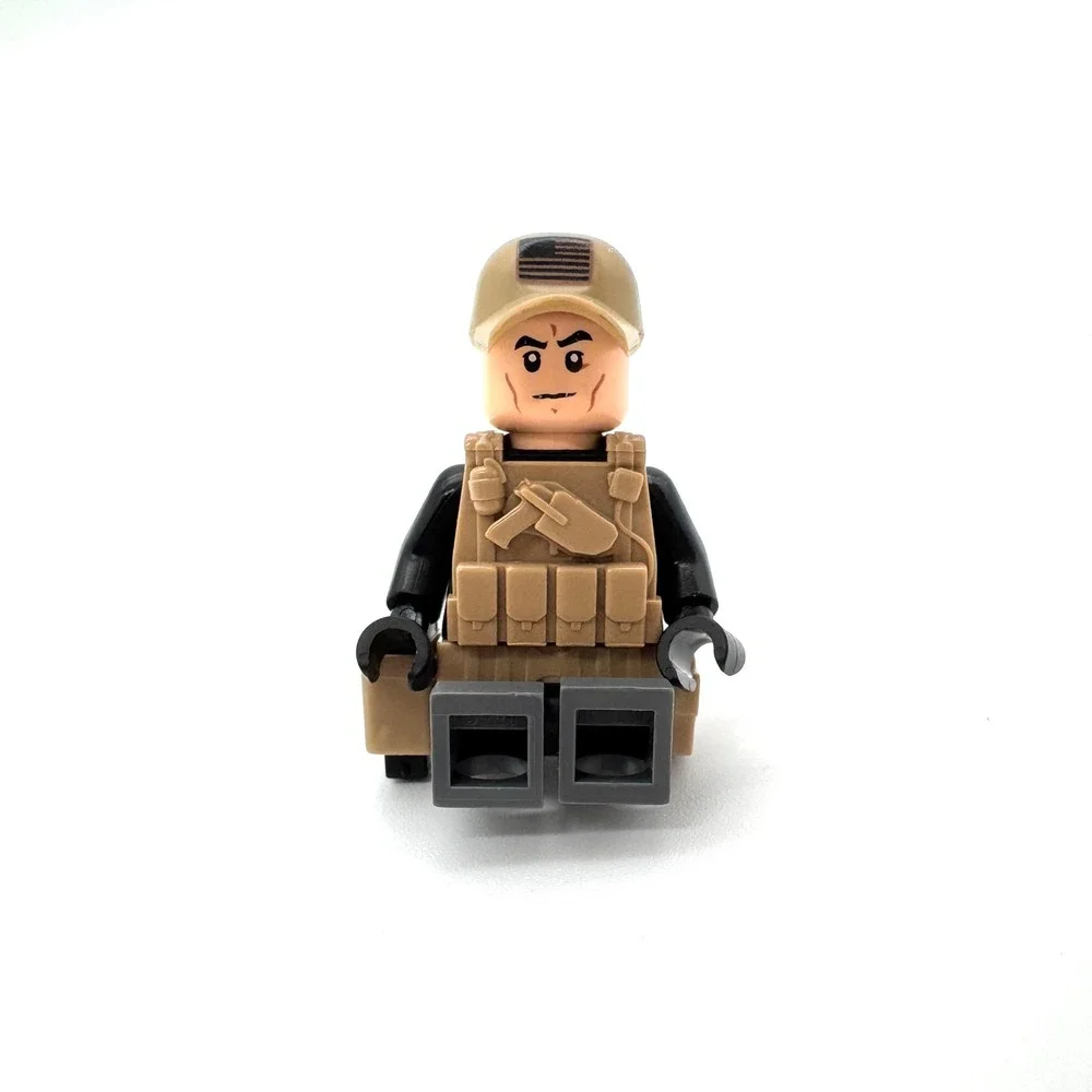 Battle Brick Custom Minifigure USA Special Forces Team Member Military Figure